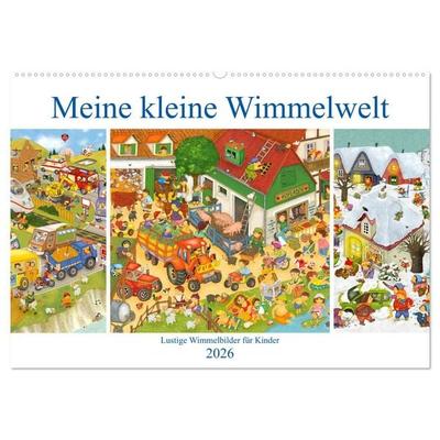 Meine kleine Wimmelwelt (Wandkalender 2026 DIN A2 quer), CALVENDO Monatskalender