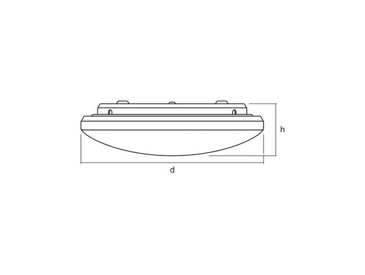 OSRAM LED Deckenlampe ORBIS PURE, weiß / opal, für Wohn- / Esszimmer, Aluminium, Modern, LED Deckenleuchte