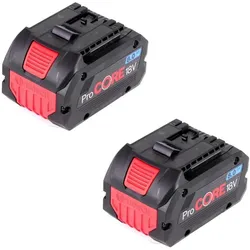 Bosch Professional, Werkzeugakku + Ladegerät, ProCore 18 V Set (18 V)