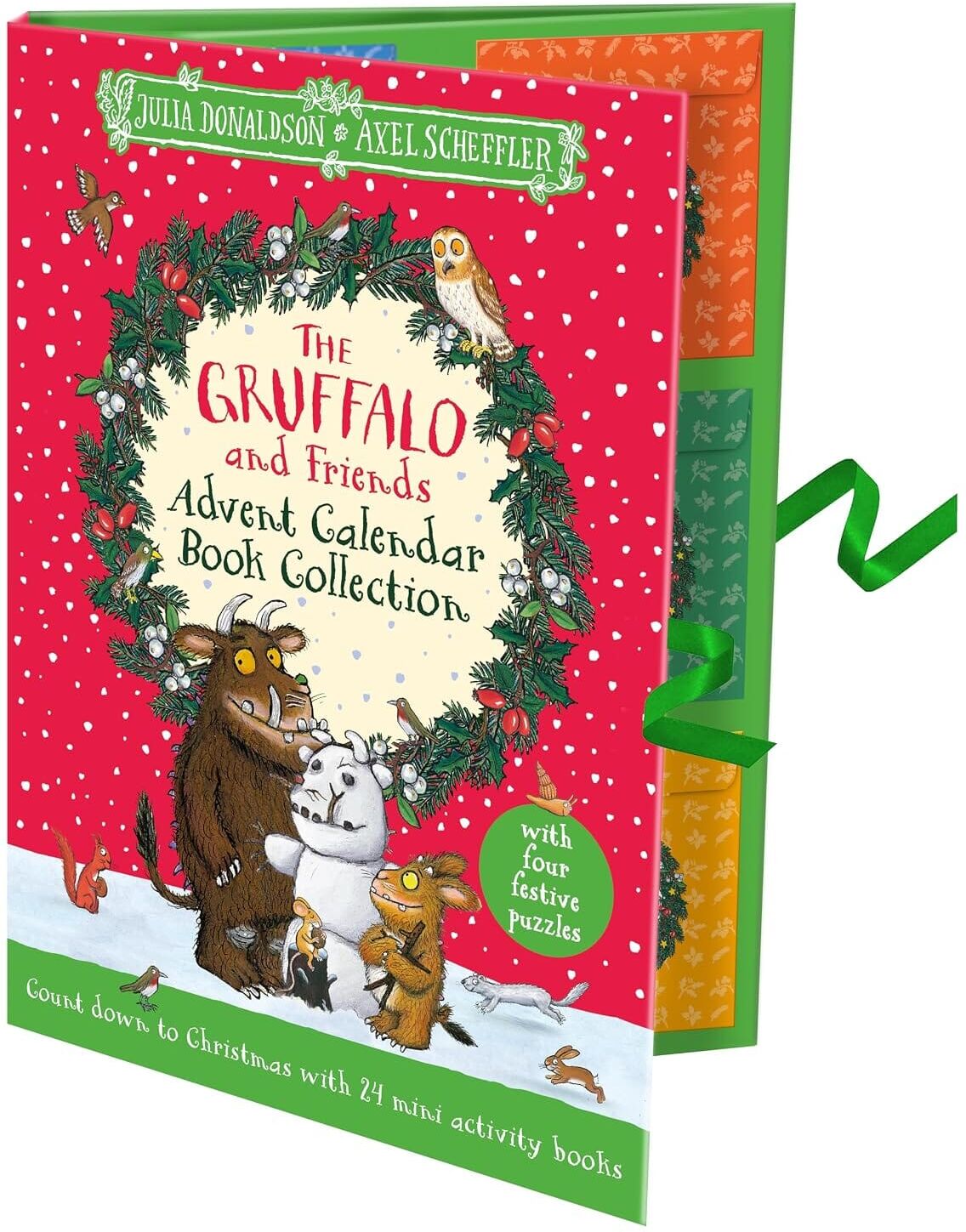 The Gruffalo and Friends Advent Calendar by Julia Donaldson Christmas Countdown With 24 Mini Activity Books - Ages 3-7 - Paperback Macmillan
