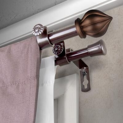 InStyleDesign Jan Double Curtain Rod 5/8-inch dia.