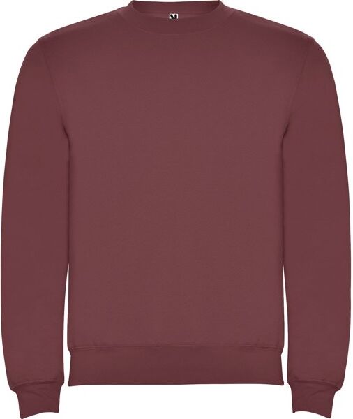 Sweat-shirt unisexe personnalisé en polaire brossée Clasica XXL ROJO BAYA
