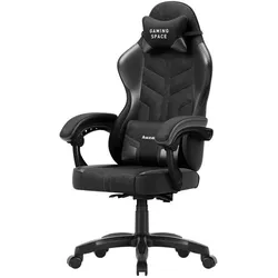 Huzaro Force 2.7 Black Carbon Gaming-Stuhl schwarz, Gaming Stuhl, Schwarz