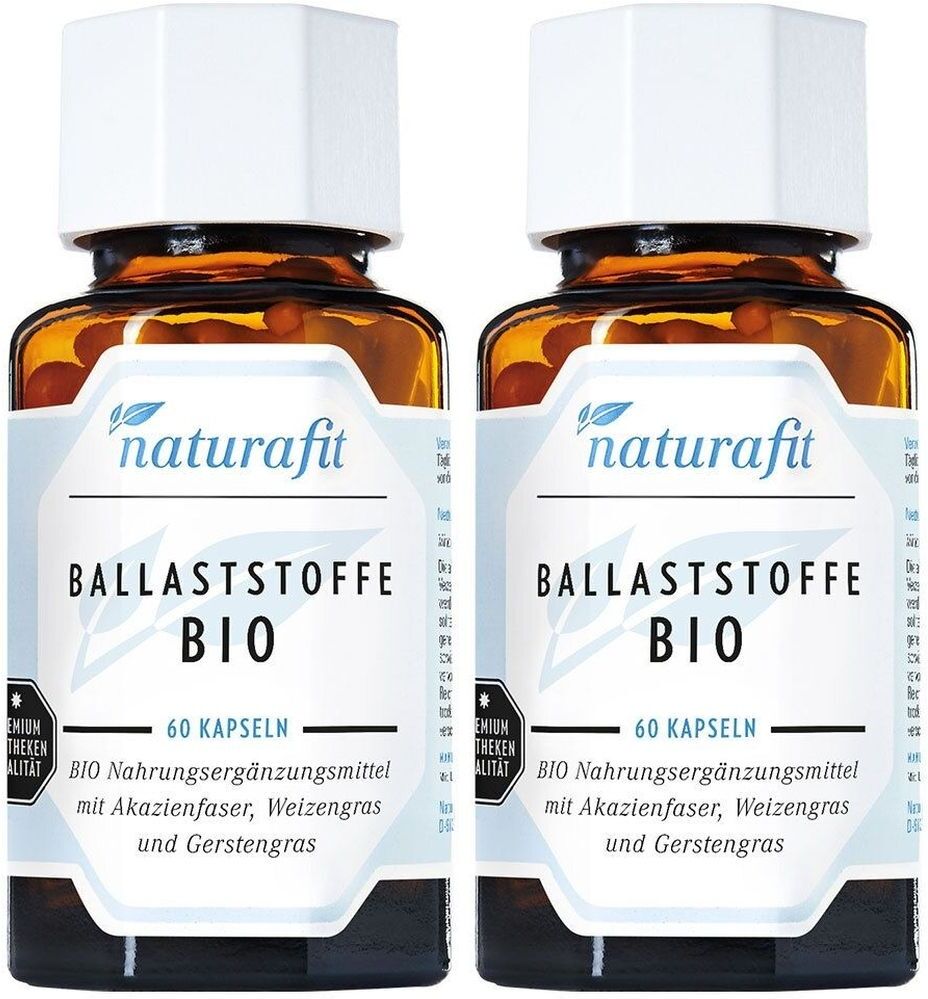 Naturafit Ballaststoffe Bio 2x 2x60 St Kapseln
