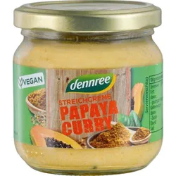 dennree Streichcreme Papaya Curry bio