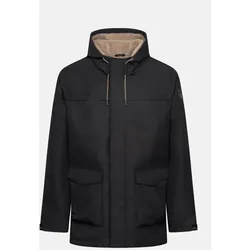 Derbe Winter Regenjacke Phoebholm Dog Herren Schwarz Warm Gefüttert