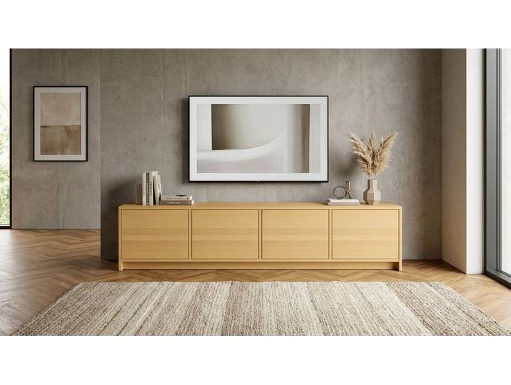 TV Lowboard nach Maß Buche Natur geölt