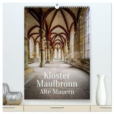 Kloster Maulbronn - Alte Mauern (hochwertiger Premium Wandkalender 2027 DIN A2 hoch), Kunstdruck in Hochglanz