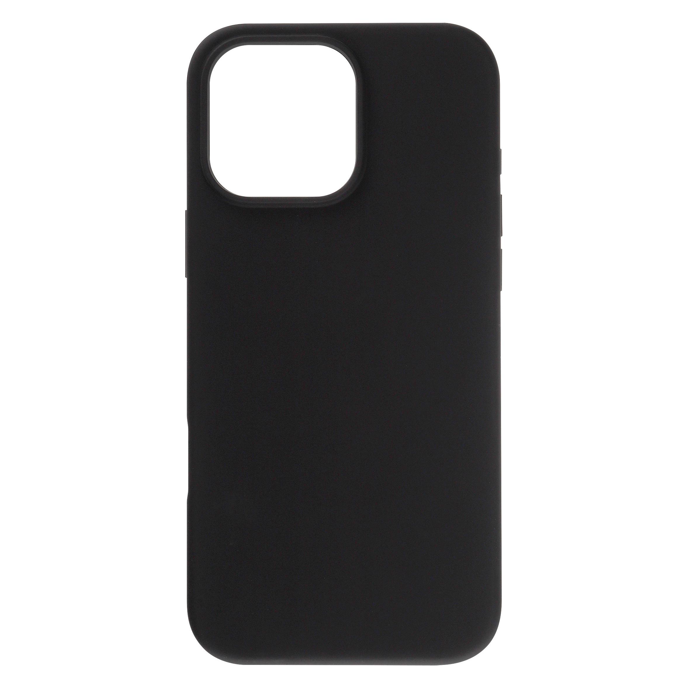 FoneKit MagSafe Compatible Liquid Silicone Case, iPhone 16 Pro Max, black (Apple iPhone 16 Pro Max) (51144313)