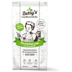 Bettys Landhausküche Katze Adult Trocken Kaninchen pur | 300g