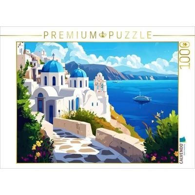 CALVENDO Puzzle Griechenland | 1000 Teile Lege-Größe 64x48cm Foto-Puzzle für glückliche Stunden