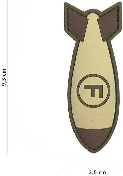 101 INC PVC Patch - F. Bomb