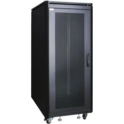 Logon RSL26U61BL Vrijstaande rek 26U 600kg Zwart rack (26 HE, 19 Zoll Rack), Serverschrank, Schwarz