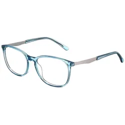 Brille Face Looks Brille FLA02 pretty in blau/matt silber