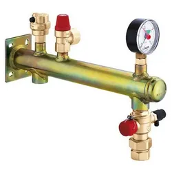 Caleffi Gefäßanschlussgruppe 335632 Stahl, 3/4"x3 bar, Schnellkupplung bis 20 kW