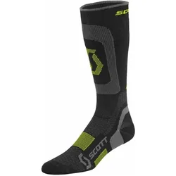 Scott Sports, Unisex, Sportsocken, Kompressionssocken, Schwarz, Gelb