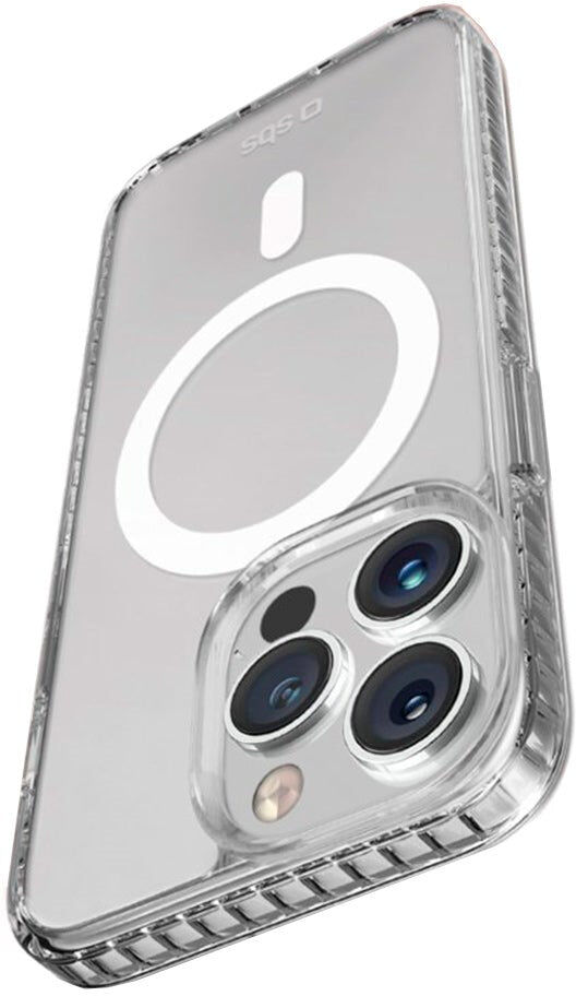 iPhone 15 Pro SBS Extreme 3 Mag Cover - MagSafe Kompatibel - Gennemsigtig
