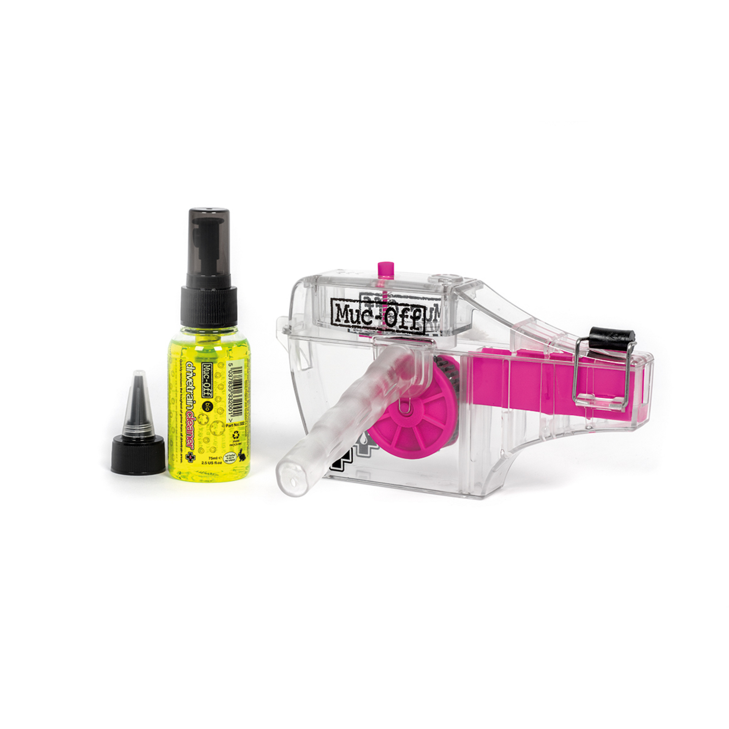 Muc Off X3 Kettenreiniger-Set Fahrradwerkzeug & Fahrradpflege pink