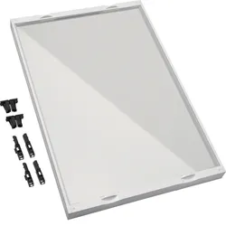 Hager UC52BAKL Bausatz, universN, 750x500mm, Berührungsschutzabdeckung klarsicht