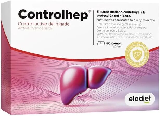 Eladiet Controlhep Sem Glúten 60 Tabs