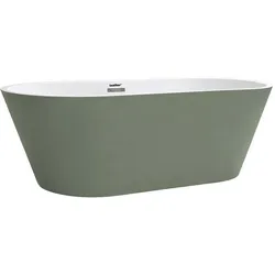 Noa freistehende Badewanne 170x75x56 cm olivgrün