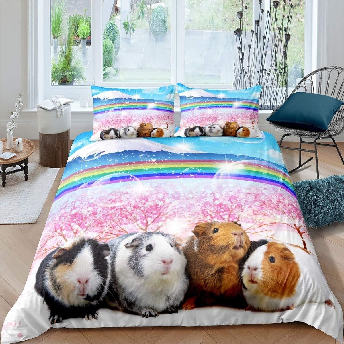 Omgoods Cavia Dekbedovertrek Set voor Kinderen - King Beddengoed