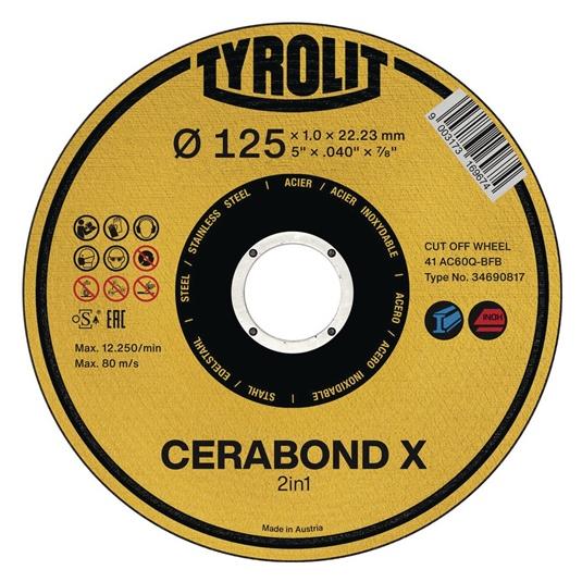 Tyrolit Trennscheibe PREMIUM CERABOND X (34690817)