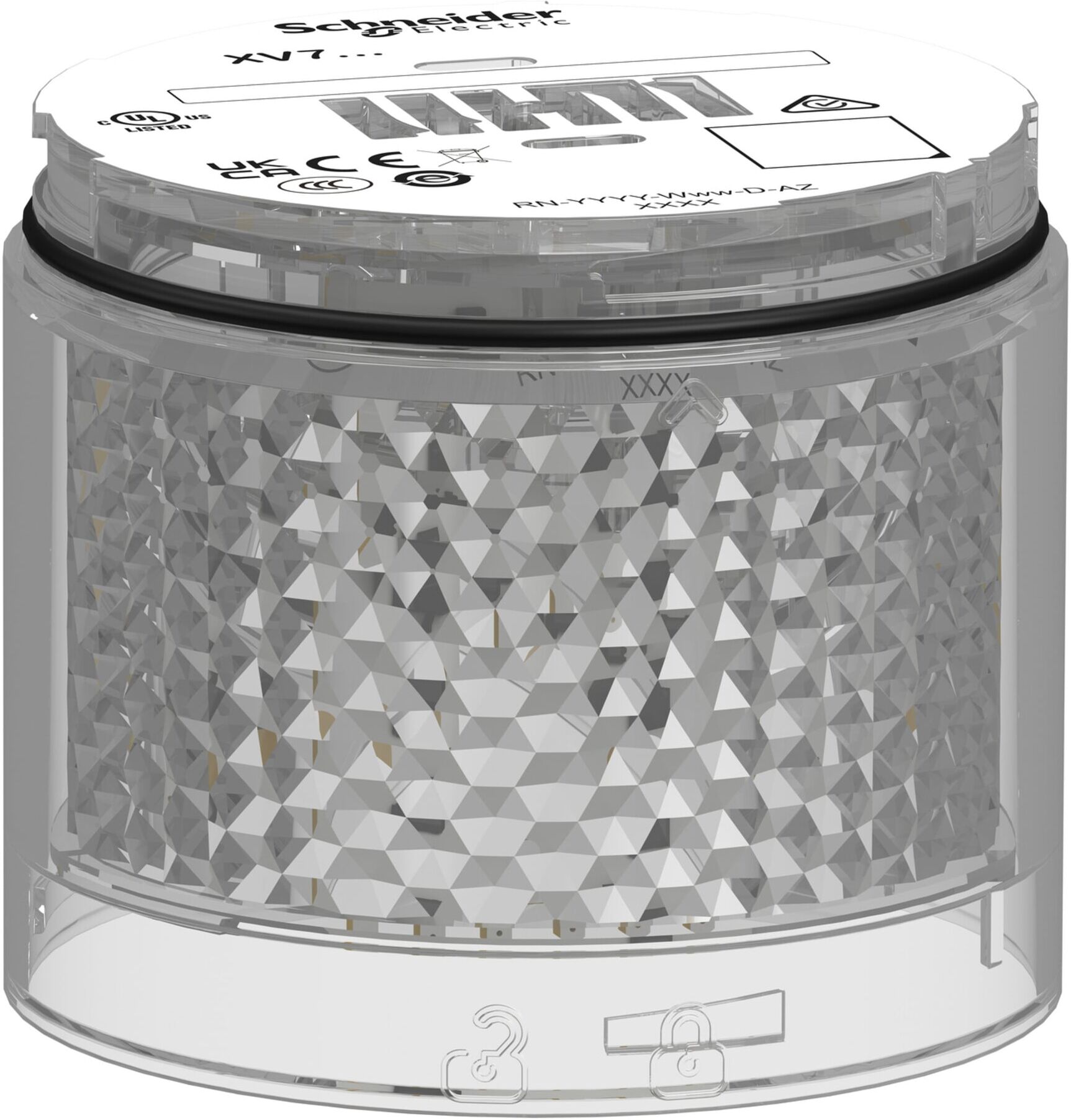 Schneider Electric Leuchtelement XVB7C27 Dauerlicht 24V weiß LED)