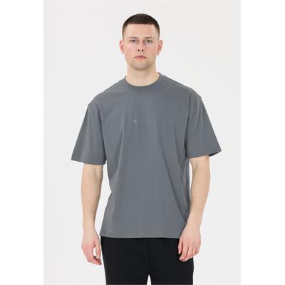 Funktionsshirt VIRTUS "Roake", Herren, Gr. XXL, grau (blau, grau), 100% Baumwolle, unifarben, normal, Rundhals, Shirts Funktionsshirt, mit atmungsaktiver Eigenschaft