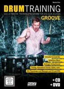 Martin Klee - Drum Training Groove + CD + DVD: Das ultimative Trainingsprogramm für das Schlagzeug - Preis vom 09.10.2026 07:28:09 h
