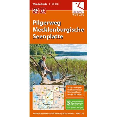 Wanderkarte Pilgerweg Mecklenburgische Seenplatte, Sonstige von , Klemmer-Verlag, 978-3-940175-57-1