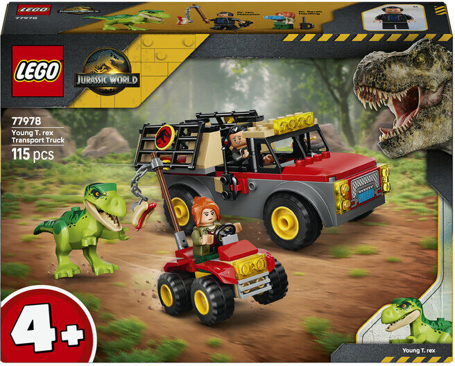 Lego JURASSIC WORLD CARRINHA TRANSPORTE T-REX 77978