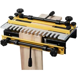 VEVOR Zinkenfräsmaschine 31 cm Breit, Zinkenfrässchablone mit Fräser & 12,7-mm-Schablone, Präzise Ausrichtung, Zapfen- & Zapfenschneidvorrichtung, Werkzeug für Möbel- & Schrankherstellung