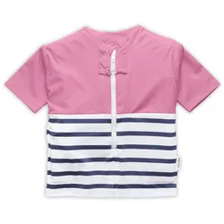 Floatee - Das Anti-Ertrinken T-Shirt für Kinder mit UV-Schutz, pink - Gr. 110 | Kurzarm T-Shirt Komplettset