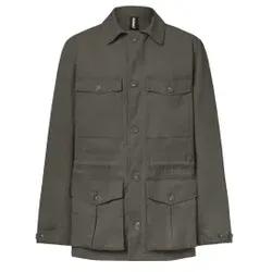 ECOALF für Herren. MCMGAJKATLAS0168W25-424 Atlas Jacke grau (L), Lässig, Bio-Baumwolle, Nachhaltig, Recycelte Baumwolle