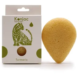 Teardrop Konjac Sponge - Turmeric - Anti-wrinkle