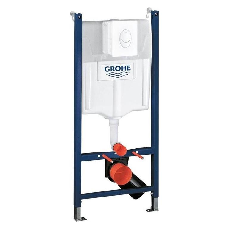Grohe Rapid SL 1,13 m Objekt - Einbauspülkasten mit weisser Druckplatte 38719001 (38719001)