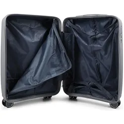 Benzi 5751 4 Rollen Kabinentrolley 55 cm, Koffer, Grau