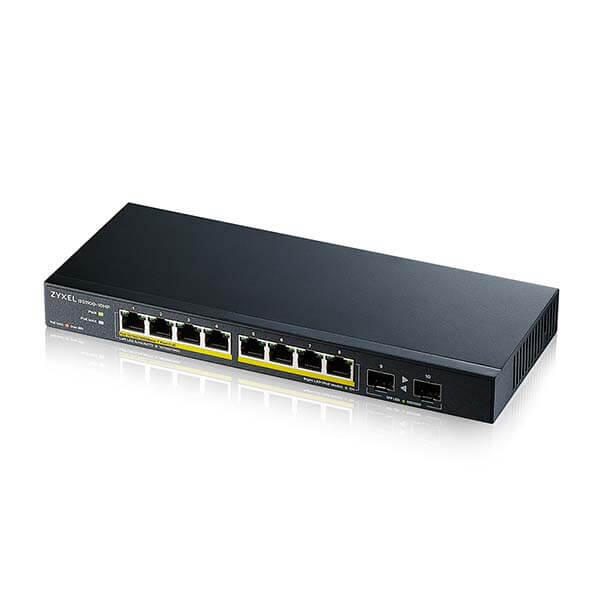 Zyxel GS1100-10HP v2 Switch 10-Port Unmanaged PoE+ GS1100-10HP-EU0102F