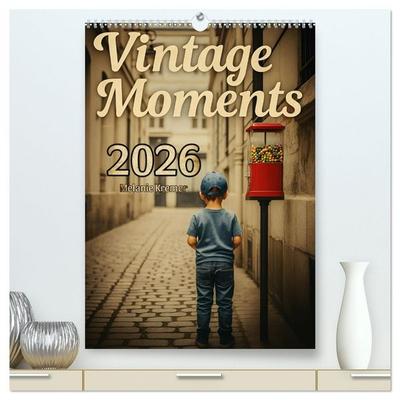 Vintage Moments - Klassiker für jeden Monat (hochwertiger Premium Wandkalender 2026 DIN A2 hoch), Kunstdruck in Hochglanz