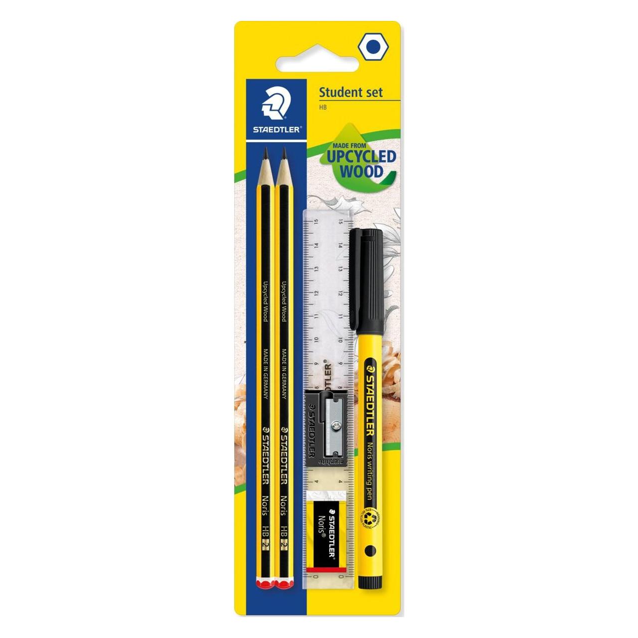 Staedtler Blyant Noris HB Upcycled Wood Studiest (6) (HB, 2x) (120 SBK2P1)