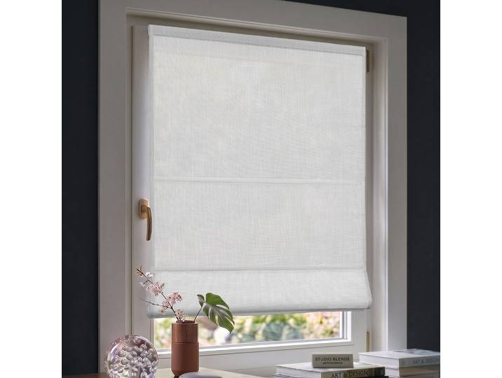 Ivora Premium Raffrollo 90 x 130 cm, weiß, blickdicht
