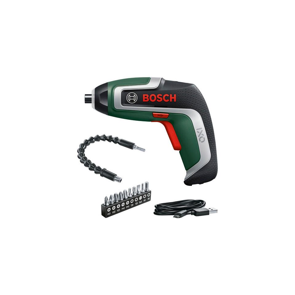 BOSCH Home & Garden IXO 7 Flexi Set Akku-Schrauber-Set 3,6 V, mit 1 Akku 06039E000A