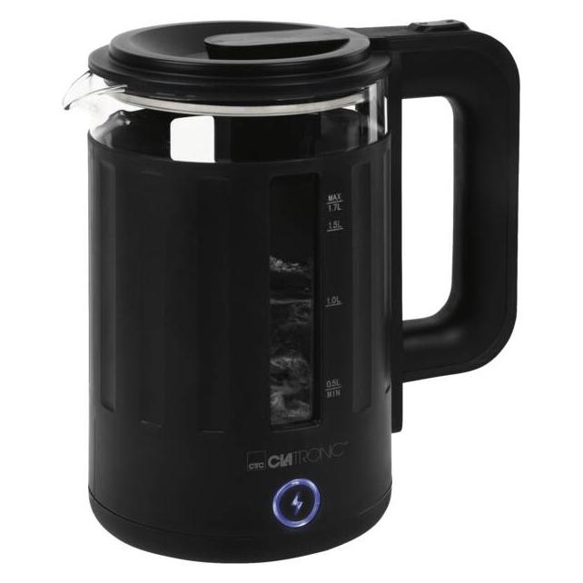 Magni Clat. Glas-Wasserkocher schwarz WK3837 G (1.70 l) (264842)