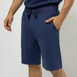 DENIM & CO. Herren-Bermuda Eingrifftaschen Kordelzug leger weit