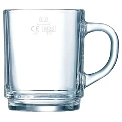 aro Tee & Glühweinglas 25cl, geeicht, 6 Stück