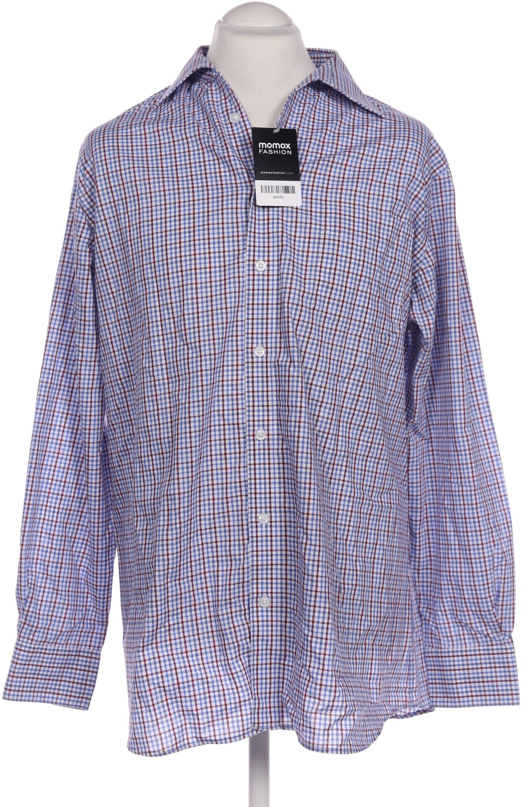 Walbusch Herren Hemd, Blau, Gr. 41, Baumwolle - Second Hand