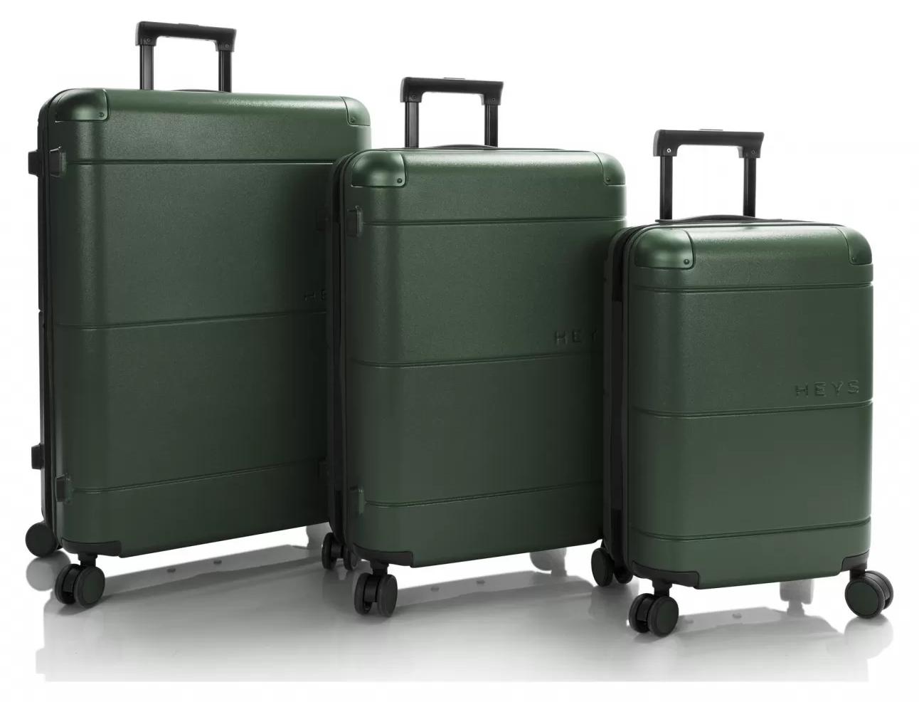 Heys Zen - 4-Rollen-Trolley Set 3tlg. erw. (green)