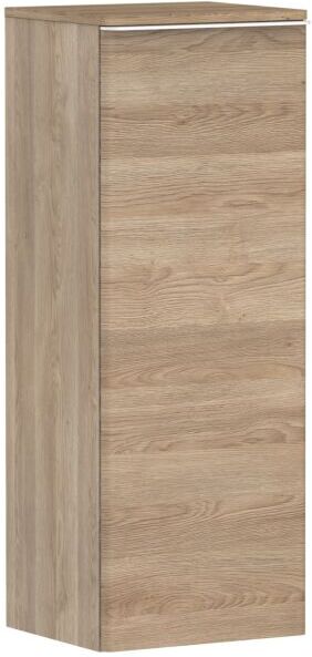 Hansgrohe Xelu Q Halbhochschrank 54129700 370x400x1065mm, Türanschlag links, Eiche Natur, mattweiß