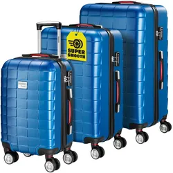 Hartschalenkoffer-Set Exopack 3-tlg Blau ABS